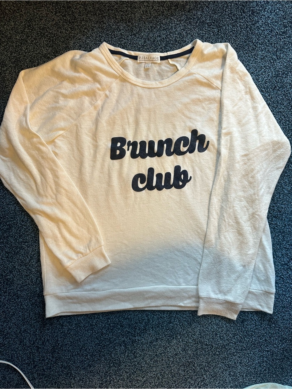 PJ salvage  pajama top Brunch Club size XL